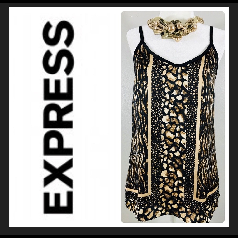 Express brown tank top